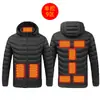 Chaqueta calefactora inteligente de invierno con calefacción eléctrica, chaqueta calefactora de algodón con temperatura constante y acolchado USB, para hombres y mujeres.