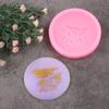 Molde de Silicone para Fazer Decoração de Bolo Fondant de Chocolate com Folha de Palmeira, Peça Cisne Flamingo de Casal DIY