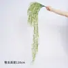 Decoración para Colgar en la Pared de Sauce Dorado de Campana Simulada, Enredaderas Artificiales para Interiores, Flores Artificiales, Plantas Colgantes de Plástico para Pared de Sala de Estar, Planta Verde