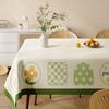 Mantel Rectangular Lavable Impermeable y Resistente al Aceite Fresco y Sencillo Modelo Nuevo 2025 Tela para Mesa de Café de Lujo Ligero de Alta Gama