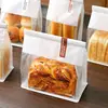 Bolsa para tostadas de 450 g, bolsa para pan de molde con cierre autoadhesivo transparente, bolsa para galletas de patata, repostería casera