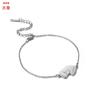 Amuletos Transfronterizos Europeos y Americanos Serie Familiar de Verano Madre Bebé Mujer Embarazada Pulsera de Acero Inoxidable Joyería Hecha a Mano para Mujer