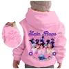 2025 Nova Tendência K-Pop Hunter Girl Group Roupas Periféricas Moletons com Capuz para Meninos e Meninas Outono Novos Moletons com Capuz