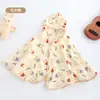 Capa con Capucha para Bebé, Chaqueta Cortavientos para Exteriores de Bebé, Chal para Niños y Niñas, Ropa Delgada con Protección Solar para Bebés