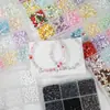 Cuentas de Cristal para Semillas de Colores y Estilos Mixtos de 28 Compartimentos Sueltas para Pulseras, Collares, Aretes, Pasadores Hechos a Mano de Bricolaje Materiales con Envío Gratis