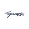 Modificação de personalidade de carro logo de carro esportivo adesivos de carro de metal adesivo criativo para cauda da carroceria de carro esportivo adesivos decorativos laterais