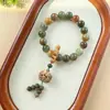 Cuentas Redondas de Bodhi Multicolores de Tamaño Grande 18 mm, Pulsera de Bodhi de Diseño Original, Cuentas Budistas de Oración Coleccionables, Raíz de Bodhi