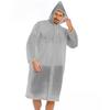 Poncho impermeable de EVA grueso no desechable, impermeable transparente, impermeable grande para niños, impermeable antiinundaciones para adultos, impermeable para llevar.