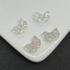 Cuentas de vidrio lazo 14mm agujero central horizontal a través de checo diy pulsera con cuentas cuentas sueltas accesorios de joyería material