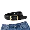 Cinturón de Mujer 2026 Estilo Nuevo para Jeans, Versión Coreana, Elegante y Versátil Cinturón Decorativo Negro para Mujer
