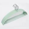 Engrosado Engrosado Antideslizante Inmersión de Plástico Semicircular Percha para Ropa Hogar Silicona Anti-Hombro Percha con Gancho Metal Sin Marcas Secado