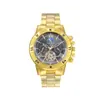 Nueva Tendencia de Moda en Comercio Exterior Artículo Personalizado Reloj para Hombre con Esfera Grande Reloj de Cuarzo Versátil Casual Caja de Aleación