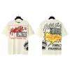 Transfronterizo Hellstar Hellstar Verano Nuevo Marca de Moda Europea y Americana Camiseta de Manga Corta Holgada para Hombre y Mujer Nfc