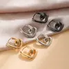 Nuevos Pendientes de Amor de Diseño Nicho Coreano para Mujer, Temperamento de Alta Gama, Pendientes en Forma de Corazón de Celebridad de Internet