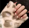 Joyería para uñas al por mayor cerámica tridimensional amor diamante plano japonés tridimensional corazón de melocotón decoración de taladro de uñas accesorios lote mixto