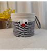 Cesta de Almacenamiento Tejida con Cuerda de Algodón, Cesta de Almacenamiento de Escritorio Simple y Creativa, Cesta de Almacenamiento Misceláneo para Llaves, Controles Remotos, Almacenamiento para el Hogar