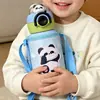 Nova Caneca Térmica Fofa Infantil Aço Inoxidável 316 Canudo de Aço Inoxidável Aparência Elegante Presente para Aluno Jardim de Infância Copo de Água