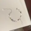 Pulsera de hombre de jengibre y oso tipo doodle de dibujos animados lindos, nuevo estilo otoño/invierno, moderna y elegante, colorida con adornos de pedrería, pulsera de Navidad