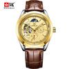 Produtos genuínos da Suíça [Weikai] relógio mecânico de pulso masculino para negócios à prova d'água estrela Tourbillon Mecânico Automático