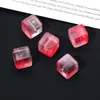 Contas de Cubo de Açúcar de Vidro 13mm Cubos de Cristal Natural Imitação Contas Soltas Materiais para Colar Pulseira DIY Feito à Mão Atacado