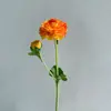 Flores Artificiais com 2 Cabeças: Lótus, Peônia, Botão-de-ouro e Outros Tipos de Flores Artificiais para Decoração de Casa e Exibição na Sala de Estar