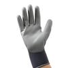 Suministro Directo de Fábrica Guantes Grises de Nailon Recubiertos de PU para Dedos y Palma Protección Laboral Antideslizantes Resistentes al Desgaste a Prueba de Aceite Guantes Protectores de Trabajo
