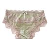Braguitas de Encaje con Lazo Sexy Huecas para Mujer, Cintura Media, Cómodas, Transpirables, Entrepierna de Algodón Puro, Calzoncillos de Niña