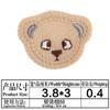 Original Bonito Desenho Animado Pequenos Animais com Faca Gato Tático Bordado Pano Adesivos Passar Patch Adesivos Roupas Acessórios