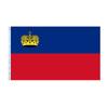 Bandeira: No. 4 bandeira 90 * 150cm fivela de poliéster bandeira grande bandeira Liechtensteinflag