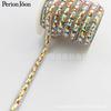 Cinta Adhesiva de Strass AB Grande Multitamaño para Planchar DIY Adornos Decorativos para Ropa Zapato Bolsa Recorte Accesorios