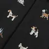 Camisa de Manga Corta Divertida de Dibujos Animados Verano para Hombre Hip-Hop Estilo Trendy Estilo Japonés Holgada Casual Camisa con Cuello
