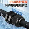 Conector Impermeable de Cable de Nylon Plástico Cabezal de Prensaestopas Sellado Rosca Externa Tipo M Conector Impermeable Pg11/16/9/7