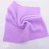 Toalla Cuadrada de Microfibra Coralina con Borde Gofrado para Venta al por Mayor, Trapo Absorbente, Toalla de Regalo, Varios Tamaños Disponibles para Usar