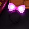 Palo de Animación Estrella de Cinco Puntas, Barra Luminosa, Accesorios para Conciertos, Tocado Brillante para Actuación Infantil, Diadema Orejas de Conejo, Diseño Fluorescente
