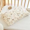 Almohada de Algodón Puro para Bebé Almohada de Gasa para Bebé Recién Nacido Funda de Almohada de Algodón Almohada para Niños de Jardín de Infancia Transpirable para Siesta Almohada de Alforfón