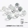 Cristal Verde Fantasma Li Cuentas Sueltas Accesorios para Pulseras DIY Cuentas de Fortuna Atractoras de Riqueza Cristal de Tesoros Múltiples