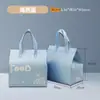 Bolsa Isolante Descartável Não Tecido para Levar Chá com Leite Café Bebida Sacola de Embalagem Bolsa Isolante Impressão de Logotipo Pronta Entrega Atacado