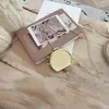 2026 Caixa de Ferro Mini Personalizada Bolsa de Batom Brilhante Corrente de Ombro Cruzado Fashionável Caixa para Mulheres Bolsa para Fones de Ouvido
