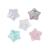 Mapei Transparente 1.5 Patrón de Agujero Recto Cuentas de Estrella de Cinco Puntas Cadena para Celular DIY Llavero Colgante para Coche Cadena para Colgar Vasos Cuentas Sueltas