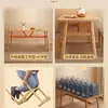 Mesa de Comedor para Hogar Apartamento Pequeño Moderna Sencilla Casa de Alquiler Nórdica Comercial Mesa y Sillas Rectangulares Sencillas Combinación