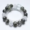 Pulsera de Cristal Natural Cuervo Negro Bosque Brumoso para Mujer, Pulsera Versátil Serie Oscura de Nicho Venta al por Mayor