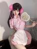 Cheongsam de estilo nacional modificado de fin de temporada, pura sensación de chica de viento, cheongsam de sirvienta, cos, pequeño cocinero, lencería sexy 7008