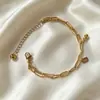 2026 Nuevo Estilo Caliente Pulsera de Calabaza de Doble Capa Atrae Riqueza para Mujeres Moda Simple Nuevo Estilo Chino Pulsera de Perlas Acero de Titanio No se Desvanece
