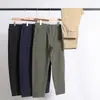 Pantalones Casuales Elásticos de Cintura para Hombre Verano 2026 Marca de Moda Harem Triángulo Moda Versátil Elegante Pantalones Largos