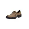 Mocasines Redondos de Suela Gruesa Esmerilada para Mujer, Plataforma de Cuña Moderna Modelo Nuevo 2026, Zapatos Casuales de Senderismo con Cordones Color Caqui