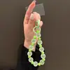 Correa para teléfono mate inspirada en colores dopamina, funda de teléfono, cadena para muñeca, llavero, accesorio para bolso y amuleto anti-pérdida