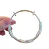 Pulsera de la Misma Flor de Gold Store para Mujer, Pulsera de Hielo Triturado, Accesorios Bañados en Oro 999 de Oro Método Antiguo para Niñas, Sensación de Alta Gama