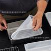 Fiambrera de acero inoxidable para albóndigas congeladas rápidamente con tapa visible, sellada para guardar en el refrigerador, lonchera bento, congelación especial