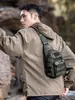 Nova Bolsa Tática de Peito para Uso Externo 2026 para Homens e Mulheres, Bolsa Transversal Multifuncional no Ombro, Bolsa Estilo Militar para Esportes, Ciclismo, Motocicleta