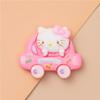 Coche de dibujos animados Sanrio accesorios de resina material DIY pinza para el pelo agujero para vaso de agua zapatos funda para teléfono móvil parche de pegamento de crema